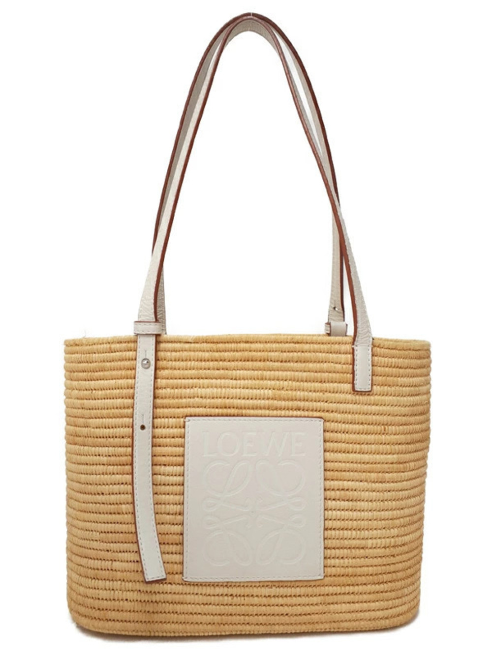 Loewe Square Basket Bag Tote Brown